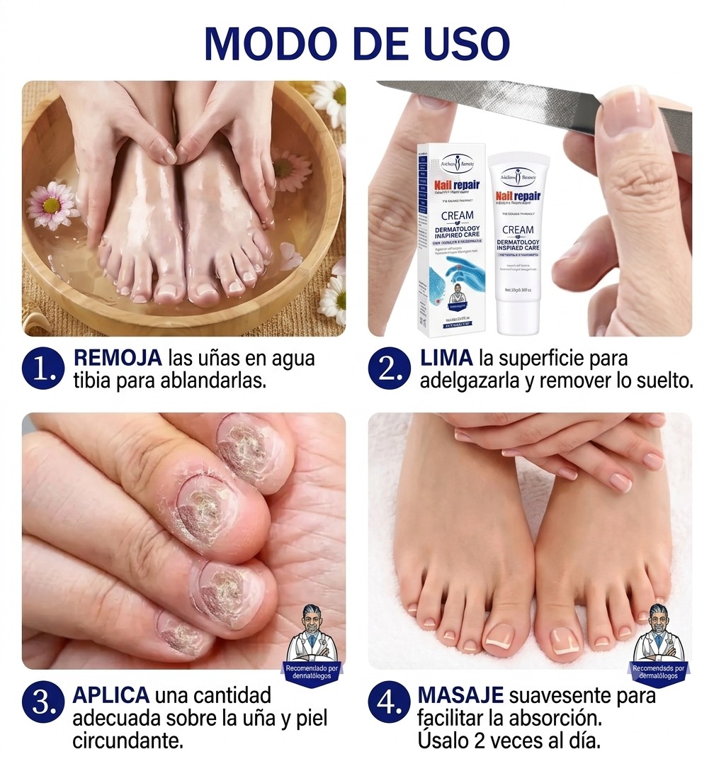 ✨ NailCure Pro – Crema Reparadora de Uñas con Hongos