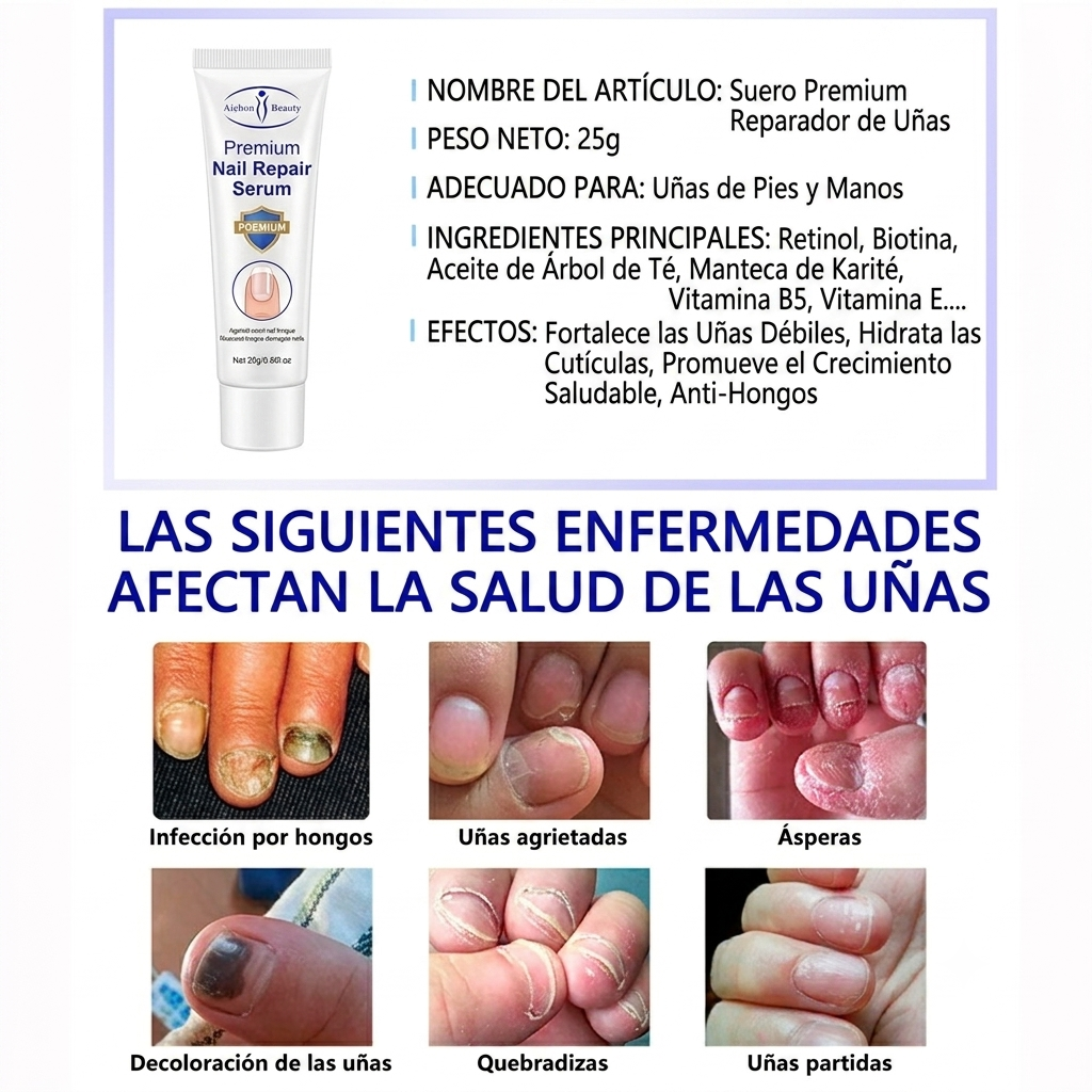 ✨ NailCure Pro – Crema Reparadora de Uñas con Hongos